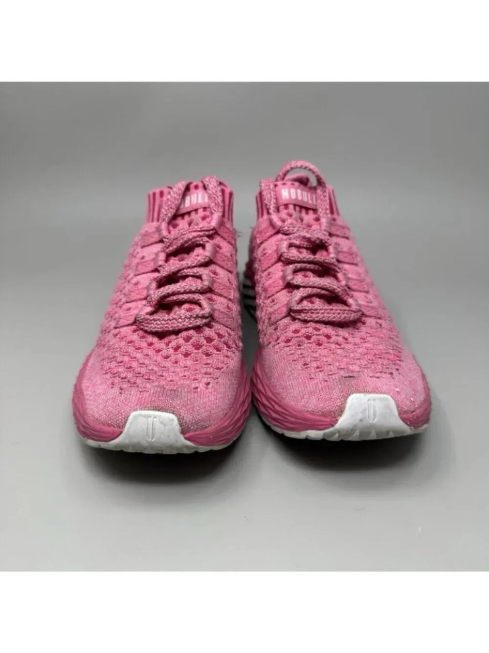 NOBULL Allday Knit Shoes Women’s Size US 7.5 Pink Fuchsia Athletic Sneakers